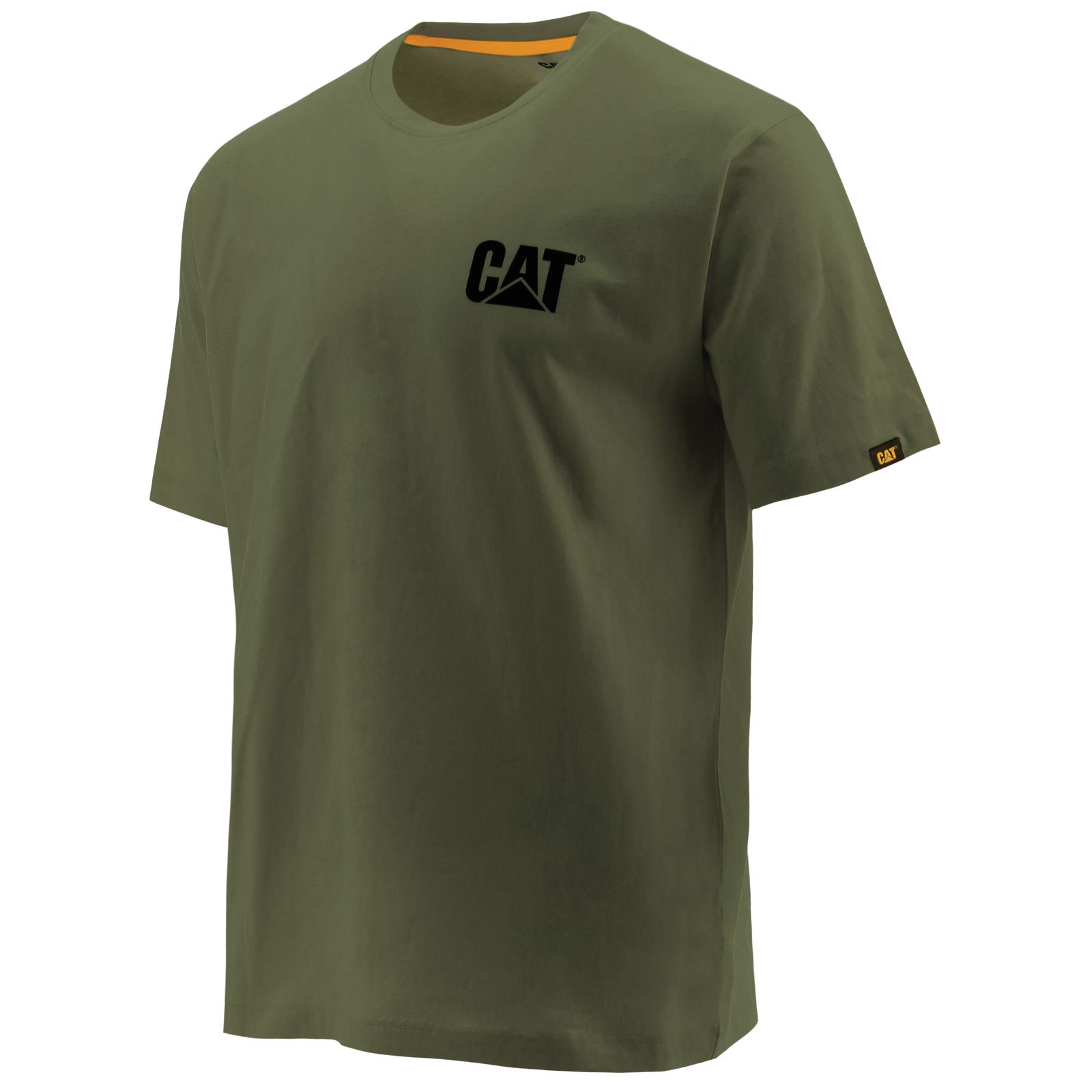 Caterpillar Men's Trademark T-Shirts Green CAT-41259